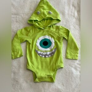 DisneyBaby Monsters Inc. Hooded Onesie